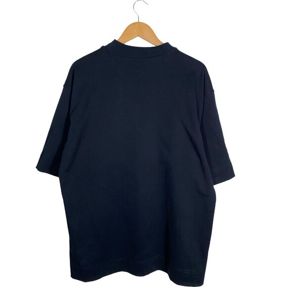 WE11DONE Black And Navy Reversible Gig T-shirt - Picture 4 of 9